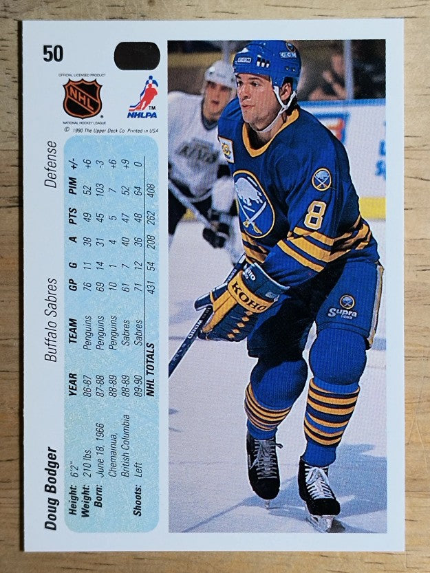 1990-91 Upper Deck #50 Doug Bodger