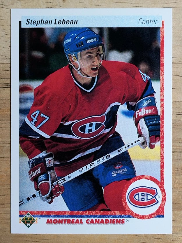 1990-91 Upper Deck #51 Stephan Lebeau RC