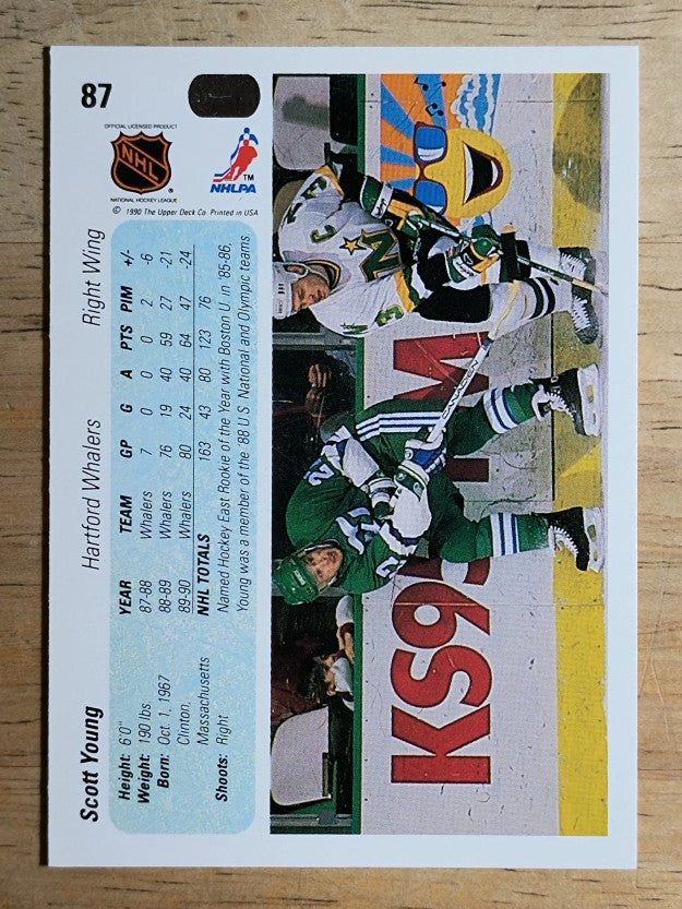 1990-91 Upper Deck #87 Scott Young