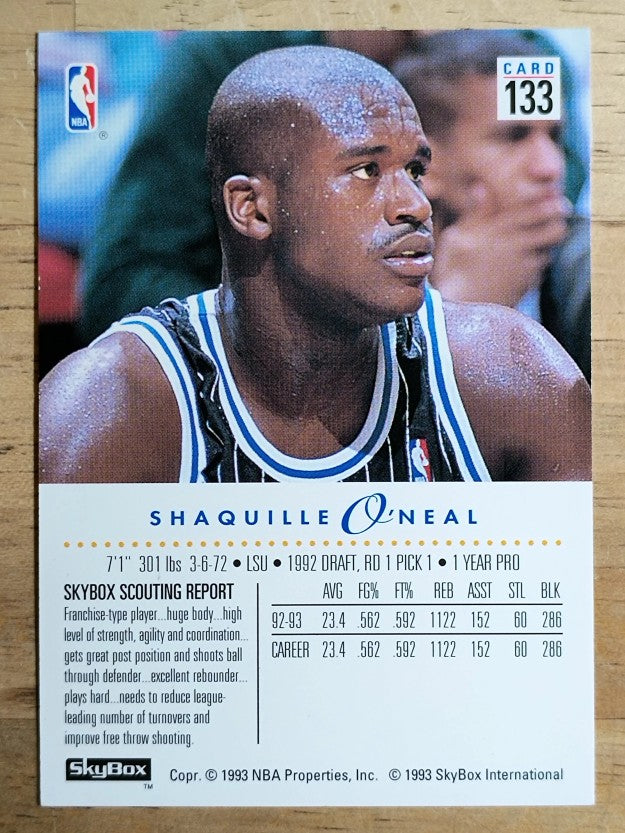 1993-94 SkyBox Premium #133 Shaquille O'Neal