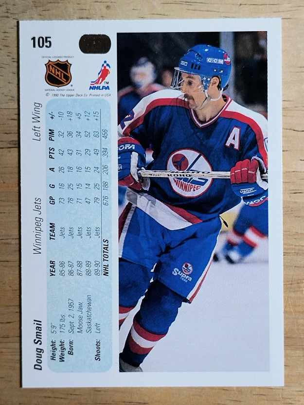 1990-91 Upper Deck #105 Doug Smail