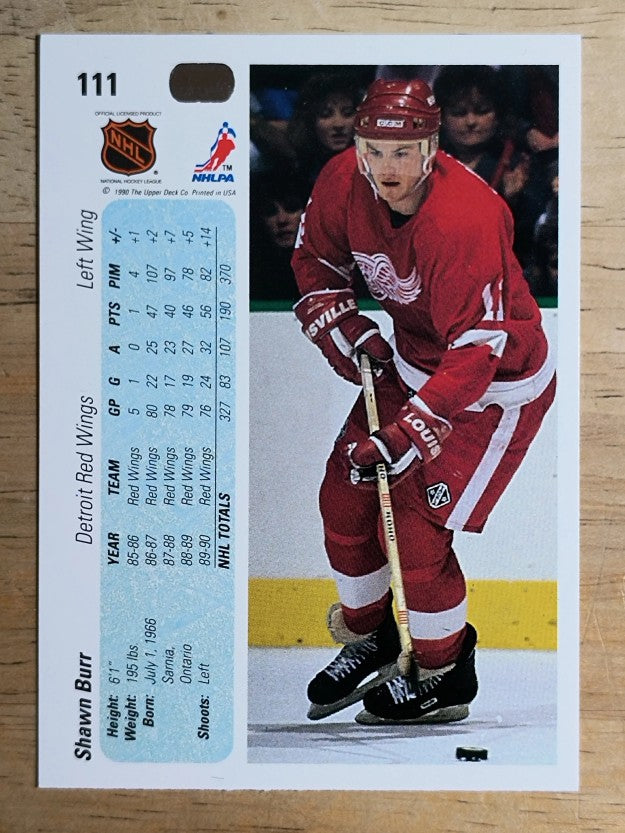 1990-91 Upper Deck #111 Shawn Burr