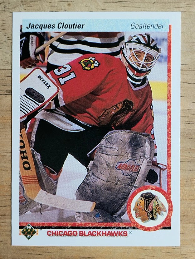 1990-91 Upper Deck #114 Jacques Cloutier RC