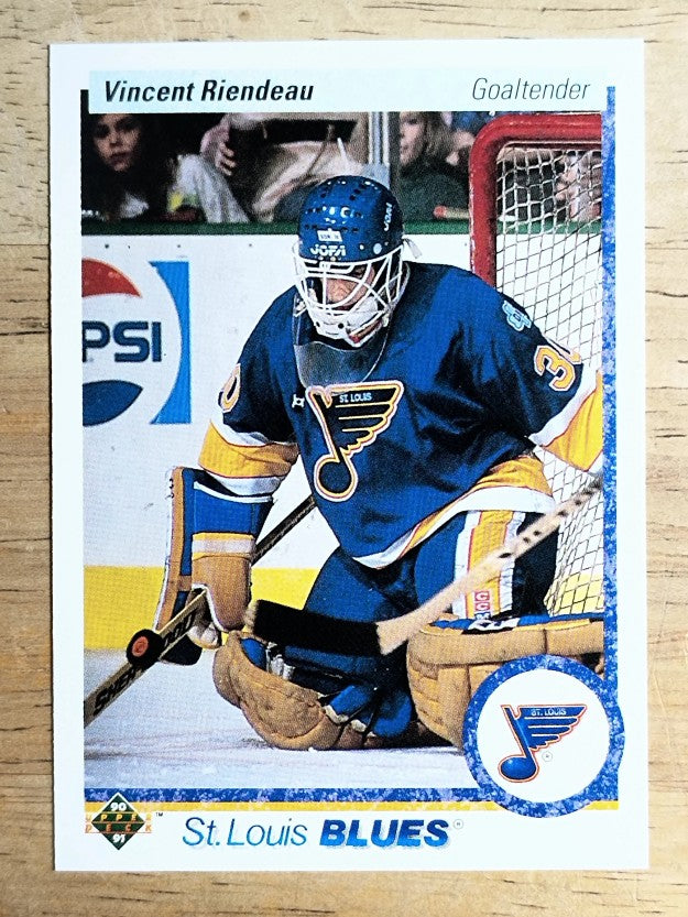 1990-91 Upper Deck #152 Vincent Riendeau RC