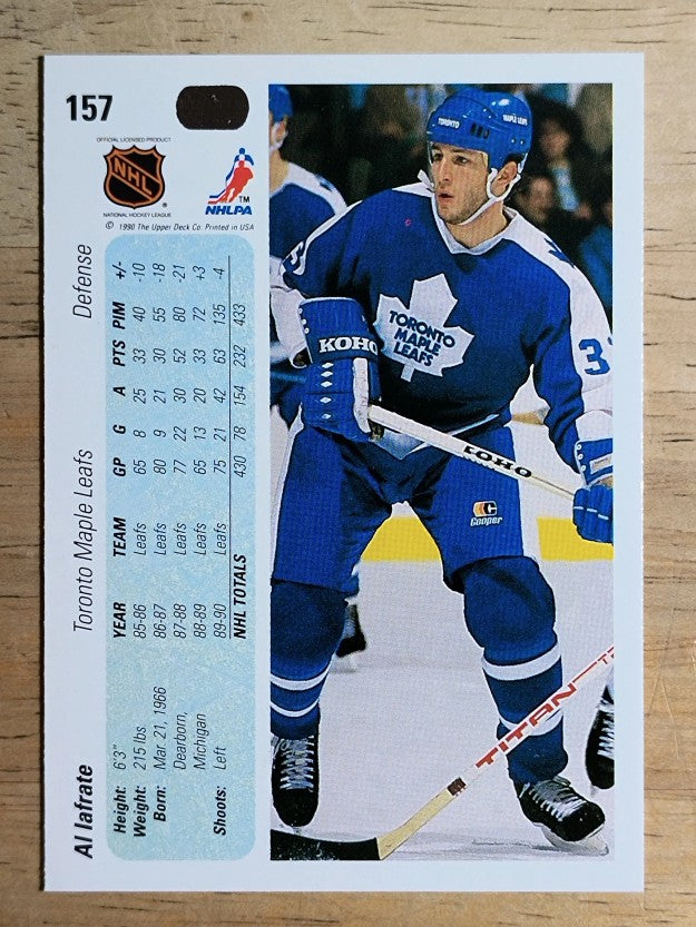 1990-91 Upper Deck #157 Al Iafrate