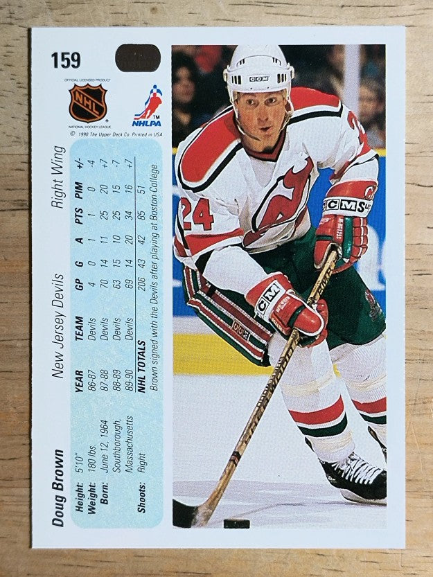 1990-91 Upper Deck #159 Doug Brown