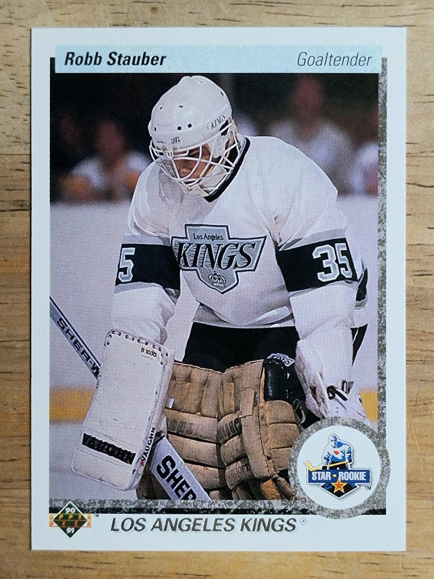 1990-91 Upper Deck #165 Robb Stauber RC