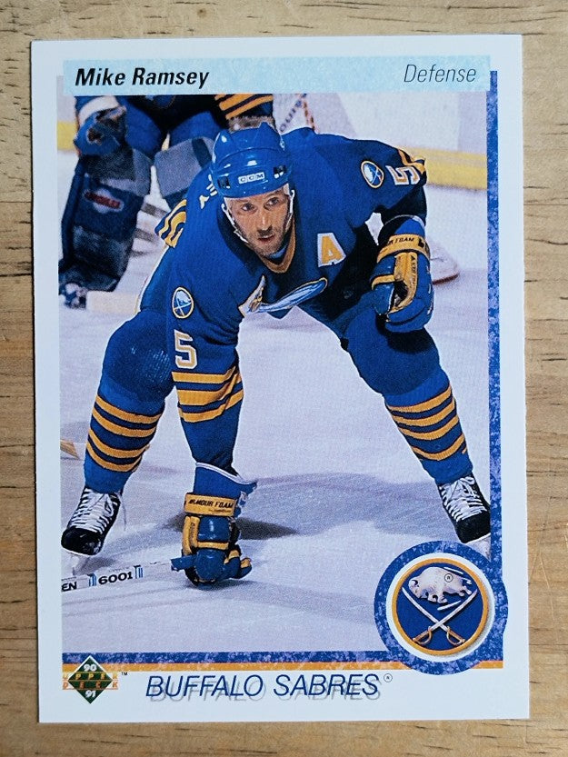 1990-91 Upper Deck #168 Mike Ramsey