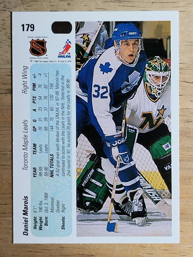 1990-91 Upper Deck #179 Daniel Marois
