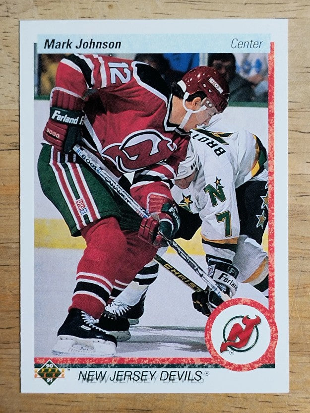 1990-91 Upper Deck #180 Mark Johnson