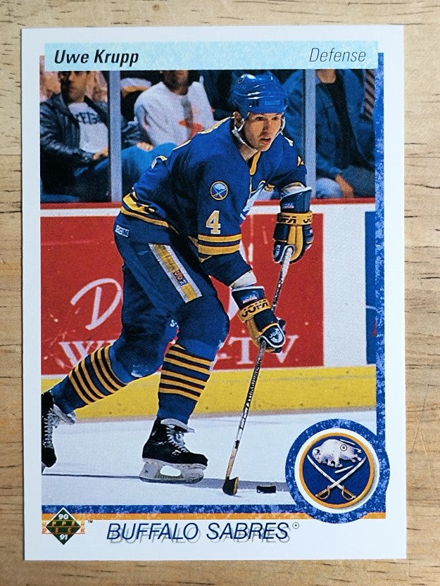 1990-91 Upper Deck #187 Uwe Krupp
