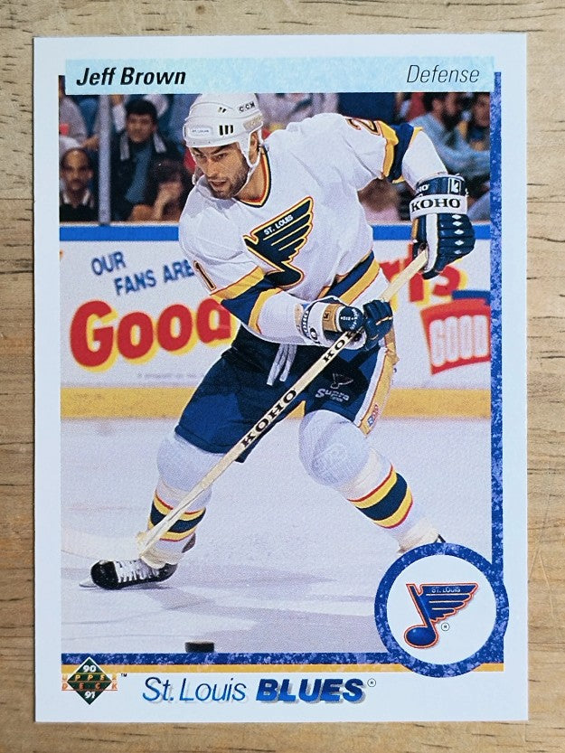 1990-91 Upper Deck #191 Jeff Brown