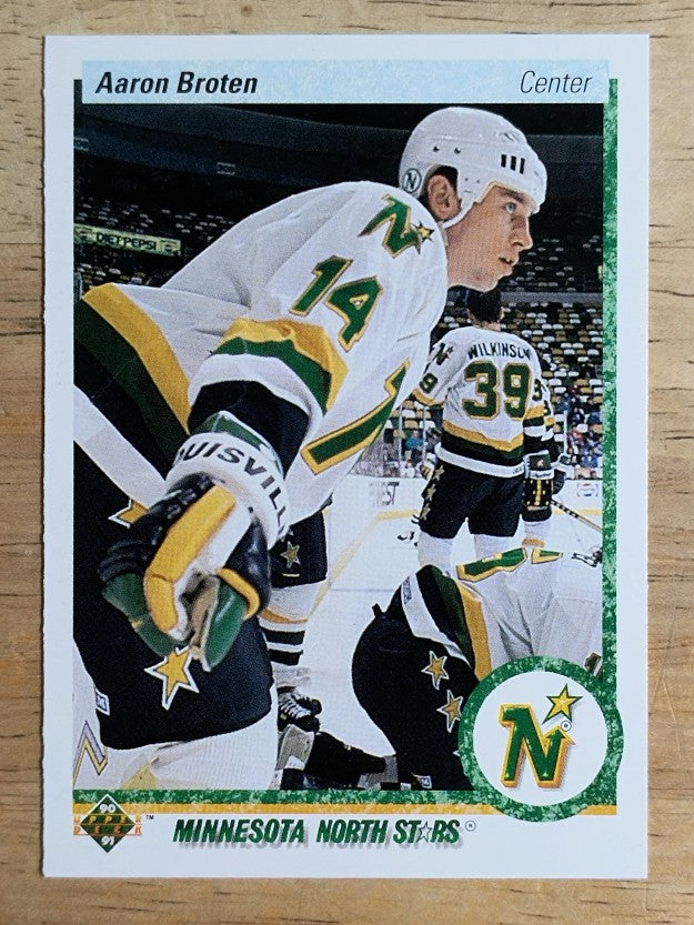 1990-91 Upper Deck #210 Aaron Broten