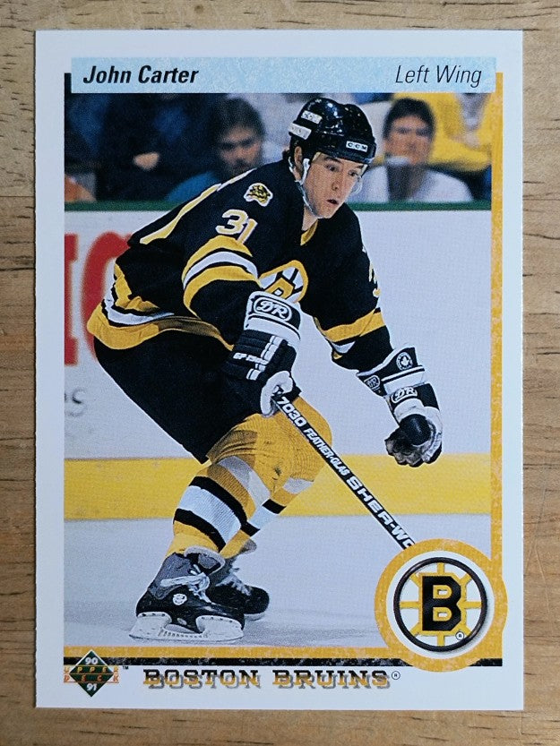 1990-91 Upper Deck #211 John Carter RC
