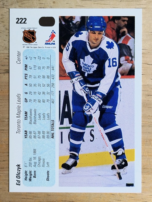1990-91 Upper Deck #222 Ed Olczyk