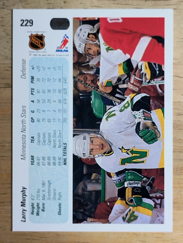 1990-91 Upper Deck #229 Larry Murphy