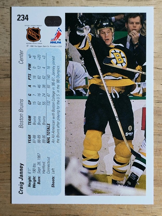1990-91 Upper Deck #234 Craig Janney