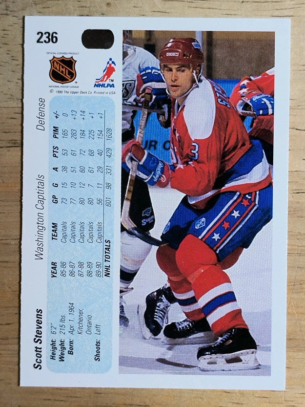 1990-91 Upper Deck #236 Scott Stevens