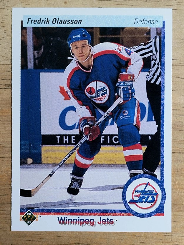 1990-91 Upper Deck #237 Fredrik Olausson