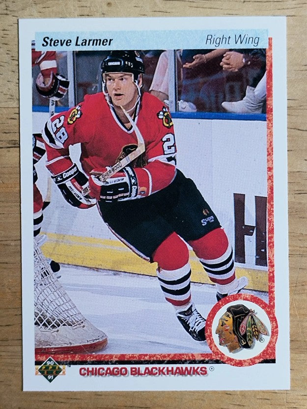 1990-91 Upper Deck #242 Steve Larmer