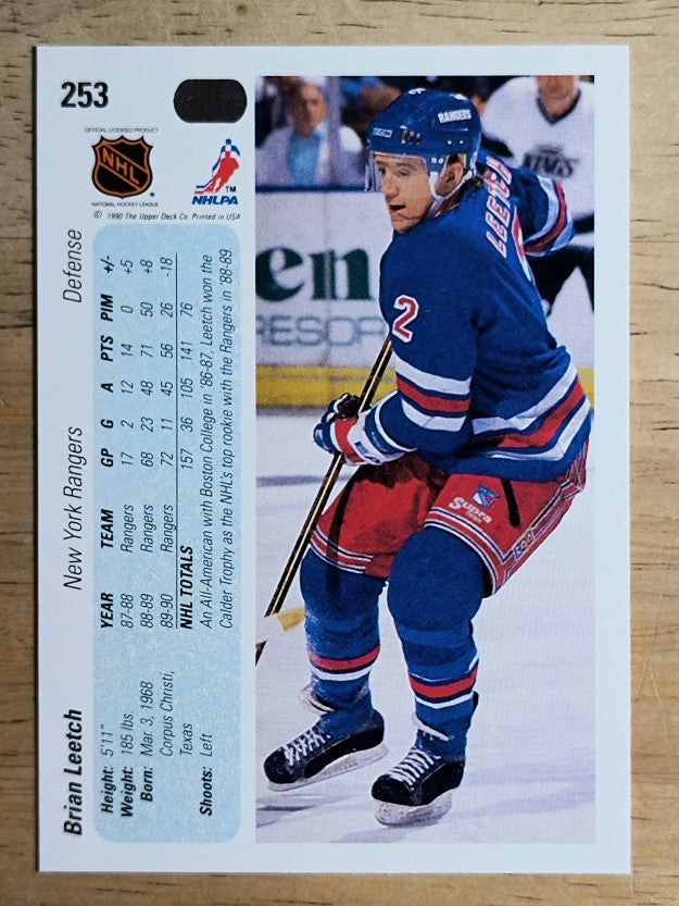 1990-91 Upper Deck #253 Brian Leetch