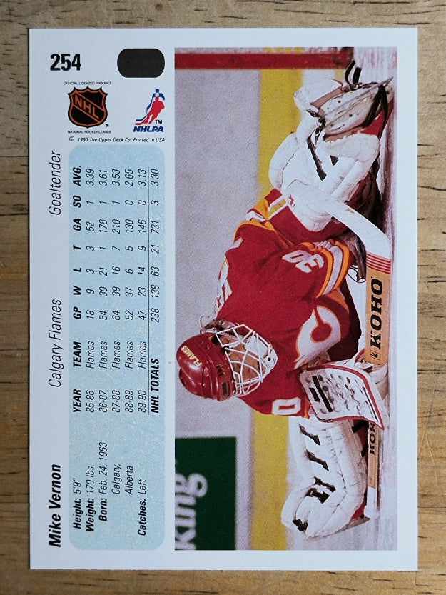 1990-91 Upper Deck #254 Mike Vernon