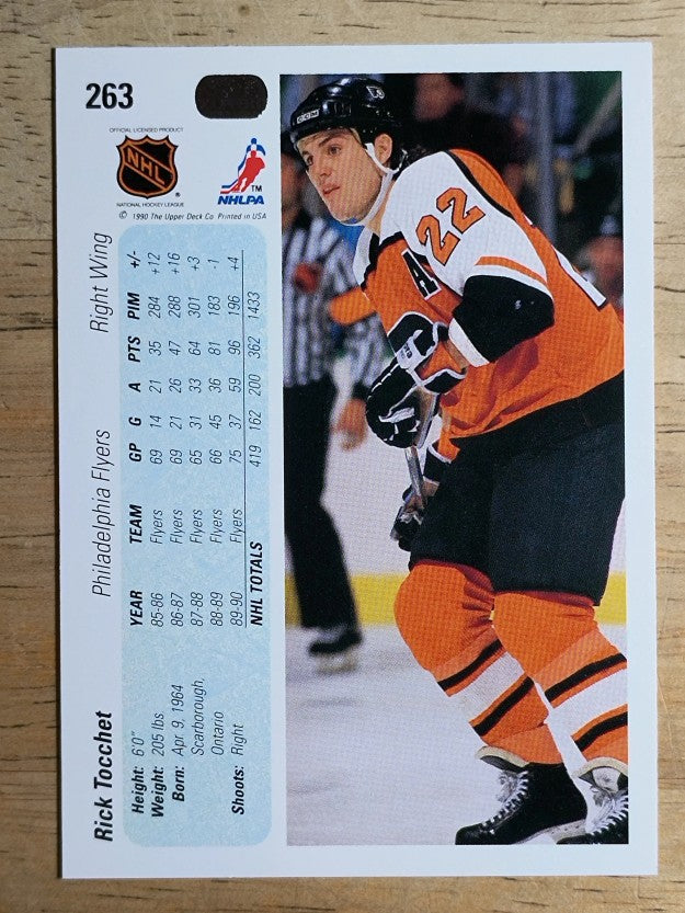 1990-91 Upper Deck #263 Rick Tocchet