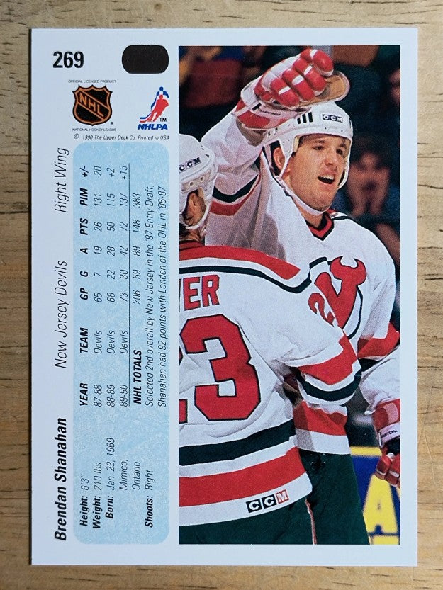 1990-91 Upper Deck #269 Brendan Shanahan