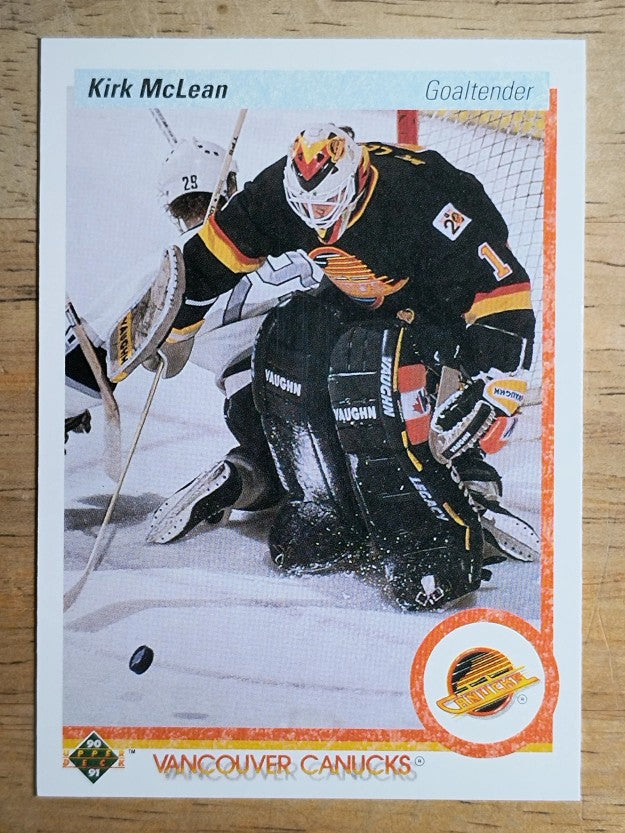 1990-91 Upper Deck #278 Kirk McLean