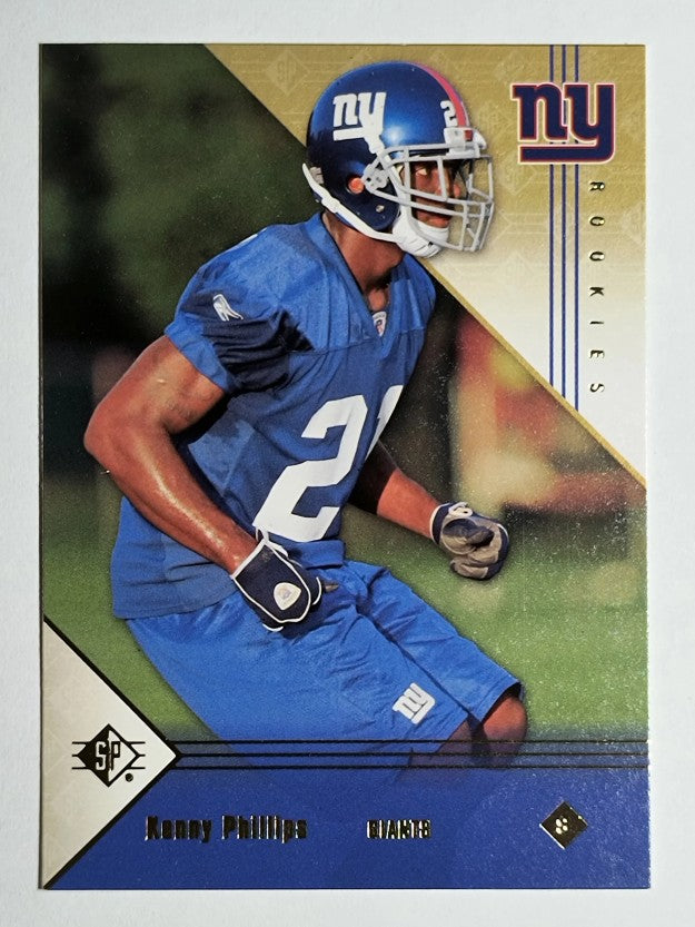 2008 SP Rookie Edition #134 Kenny Phillips RC