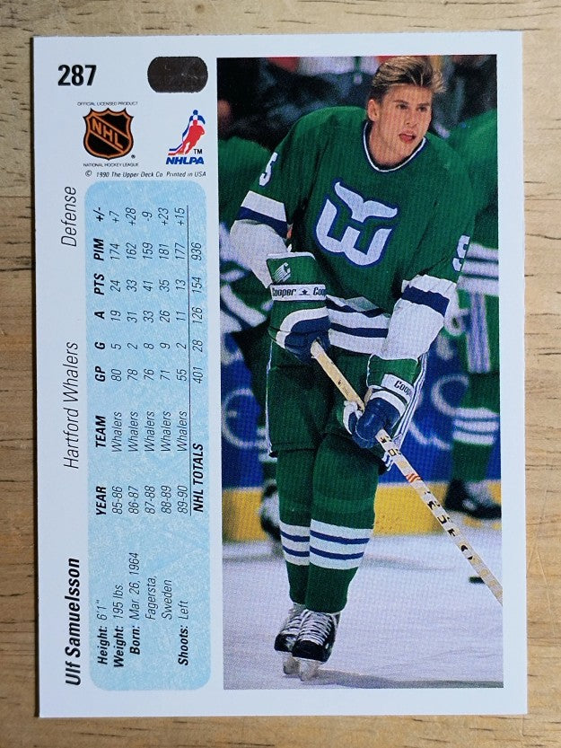 1990-91 Upper Deck #287 Ulf Samuelsson