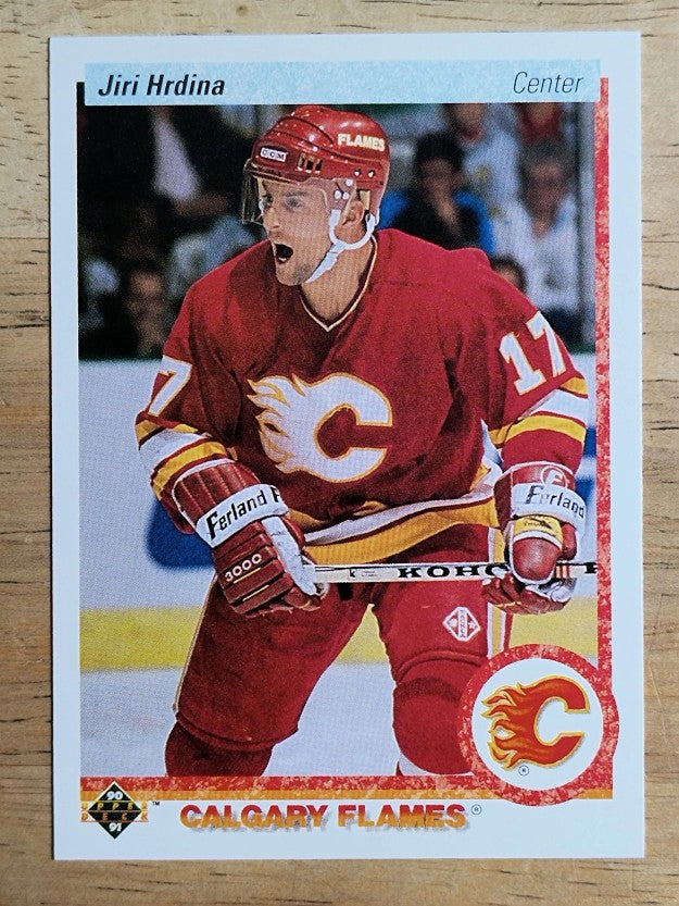 1990-91 Upper Deck #292 Jiri Hrdina RC