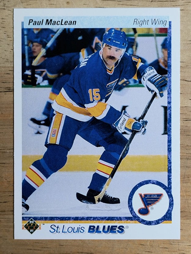 1990-91 Upper Deck #330 Paul MacLean