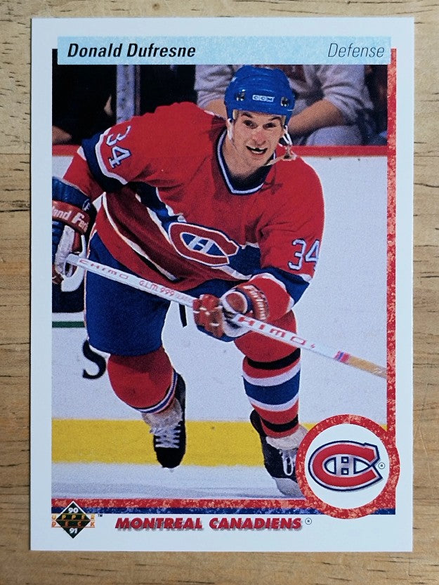 1990-91 Upper Deck #332 Donald Dufresne RC