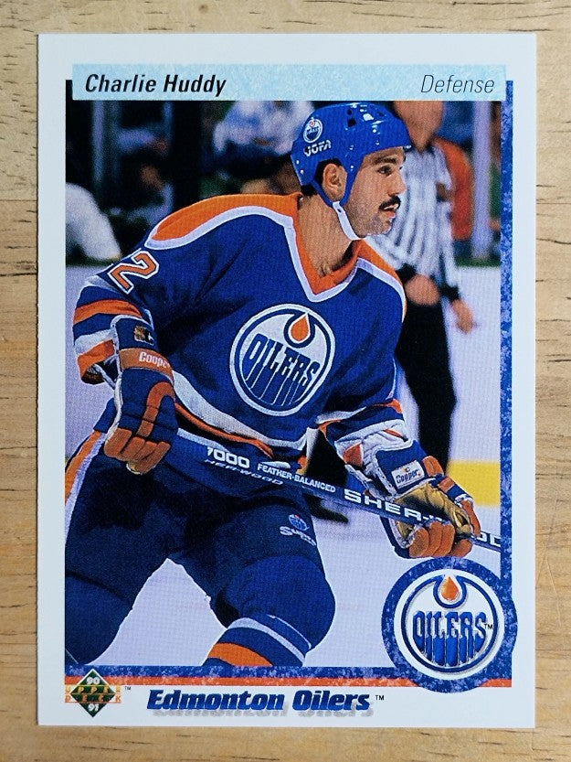 1990-91 Upper Deck #341 Charlie Huddy