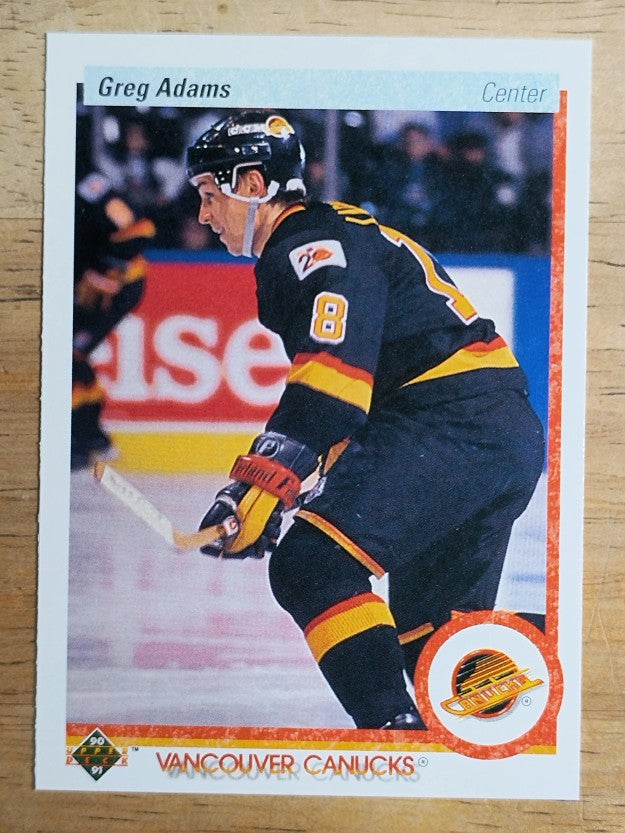 1990-91 Upper Deck #342 Greg Adams