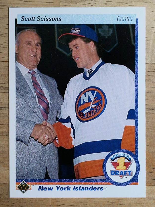 1990-91 Upper Deck #357 Scott Scissons RC