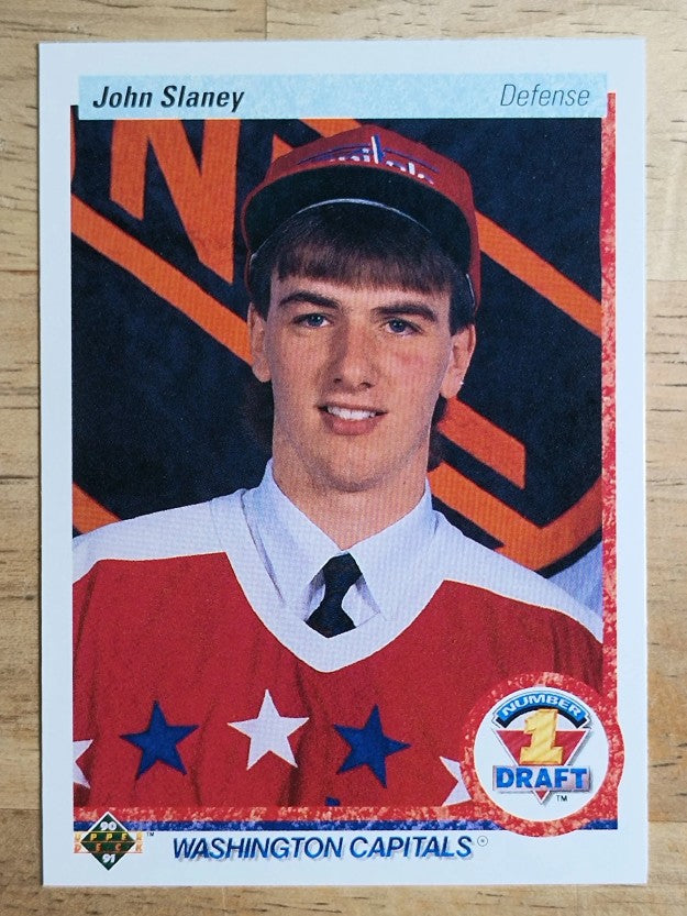 1990-91 Upper Deck #360 John Slaney RC