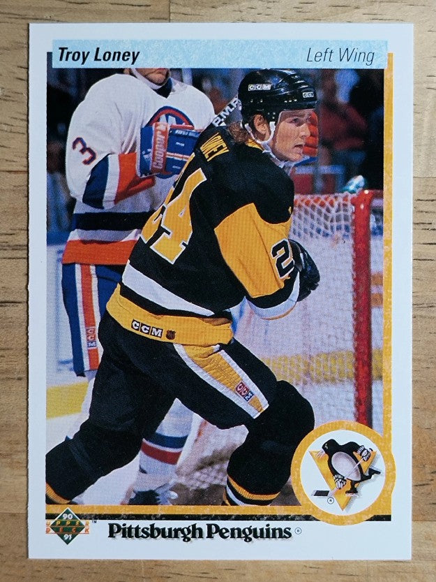 1990-91 Upper Deck #367 Troy Loney RC