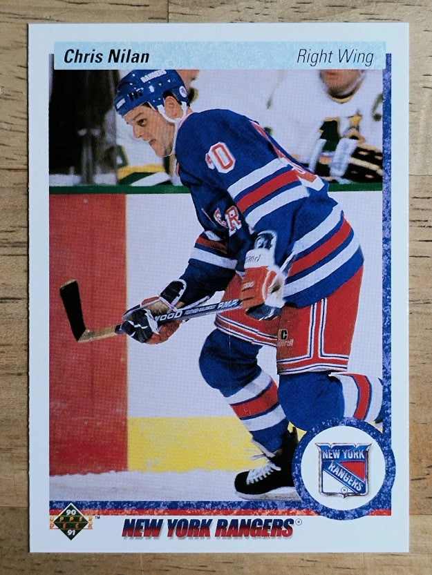 1990-91 Upper Deck #368 Chris Nilan
