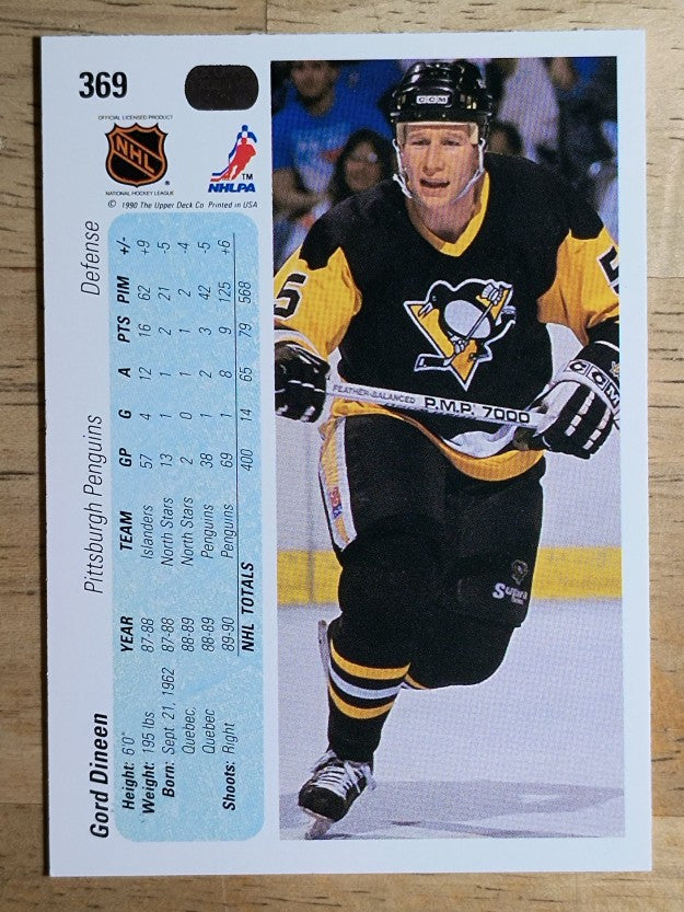 1990-91 Upper Deck #369 Gord Dineen