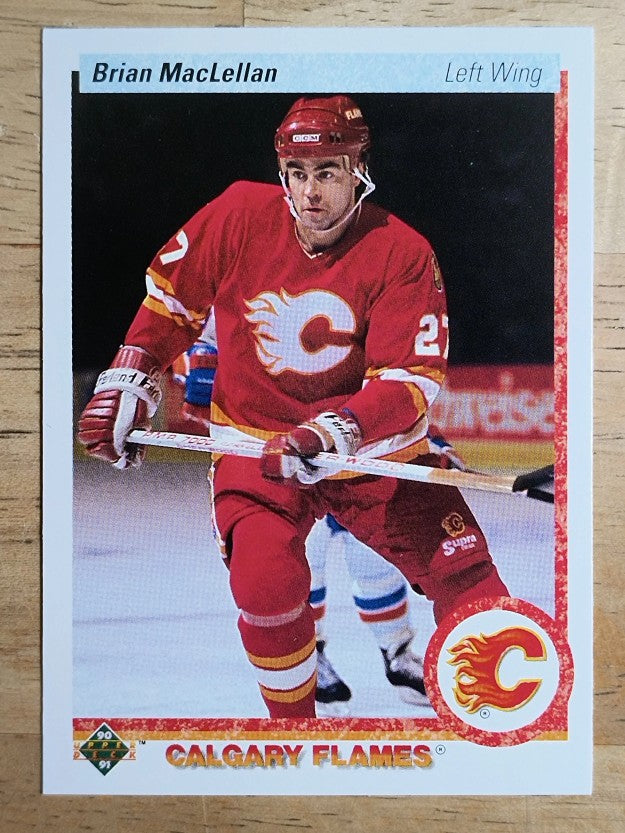 1990-91 Upper Deck #372 Brian MacLellan