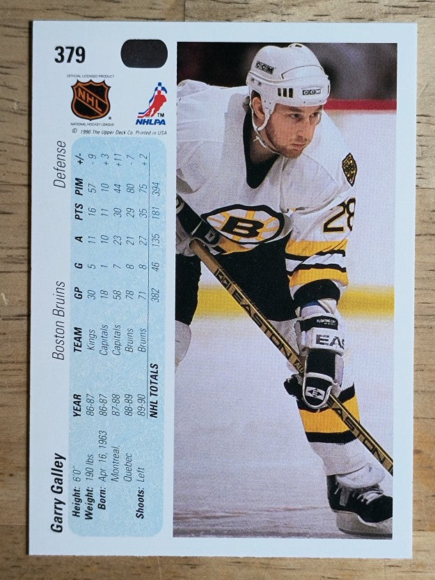 1990-91 Upper Deck #379 Garry Galley RC