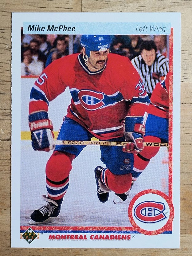 1990-91 Upper Deck #384 Mike McPhee