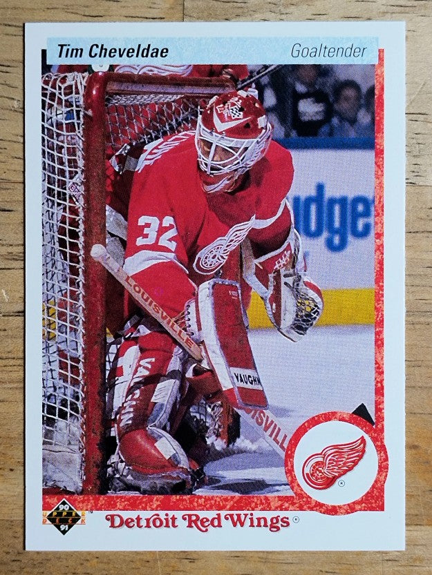 1990-91 Upper Deck #393 Tim Cheveldae RC
