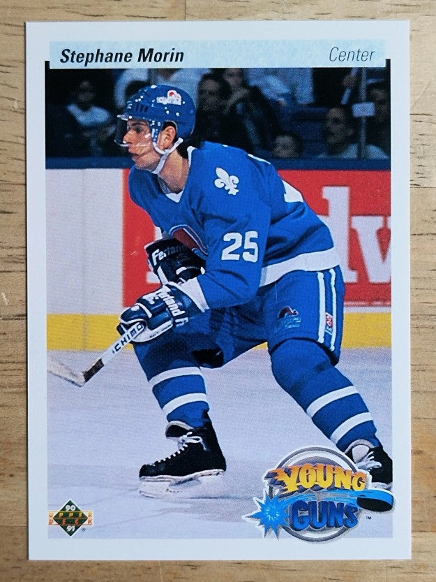 1990-91 Upper Deck #524 Stephane Morin YG RC