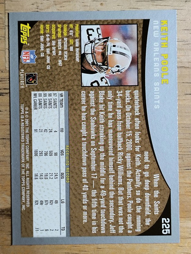 2001 Topps #225 Keith Poole
