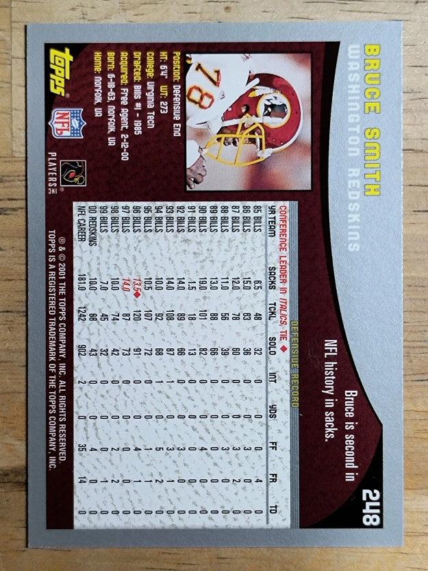 2001 Topps #248 Bruce Smith