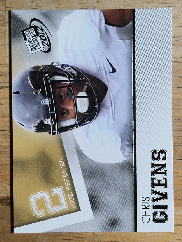 2012 Press Pass #17 Chris Givens
