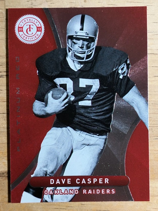 2012 Totally Certified #94 Dave Casper